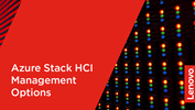 Azure Stack HCI Management Options